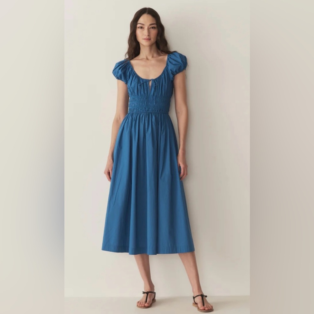 Doen Quinn dress- soft cobalt